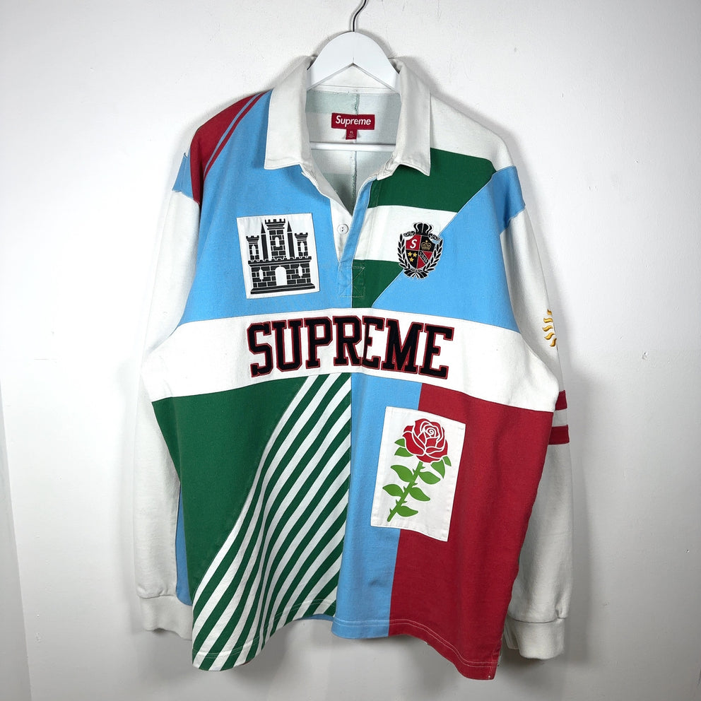 Supreme Rose Patch Rugby Shirt