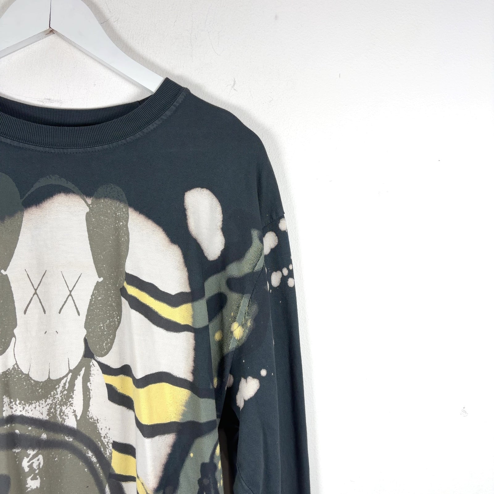 Cactus Jack x Kaws Tye-Dye Logo Long-Sleeve T-Shirt