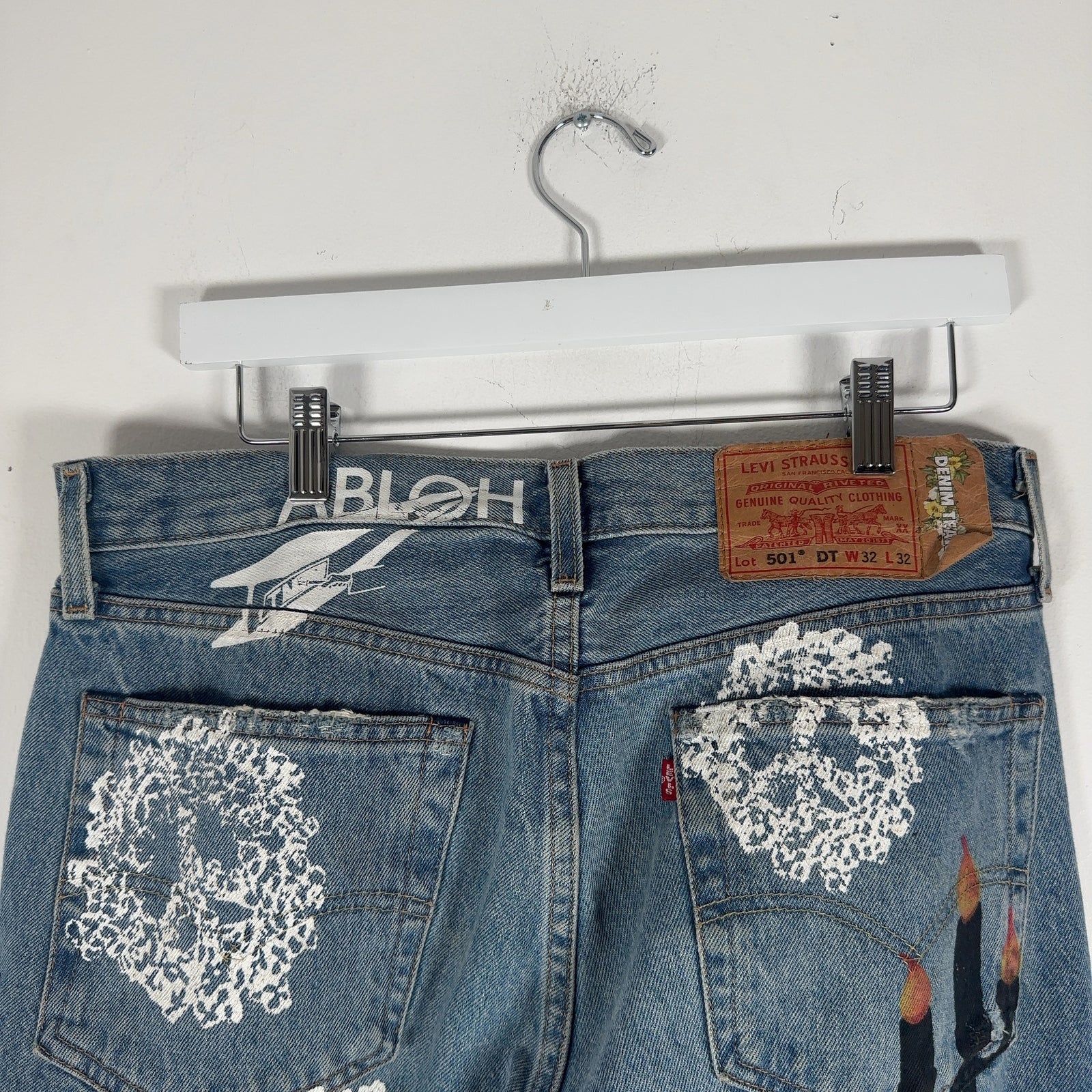 Denim Tears x Virgil Abloh 'Message in a Tear' Levis 501 Jeans