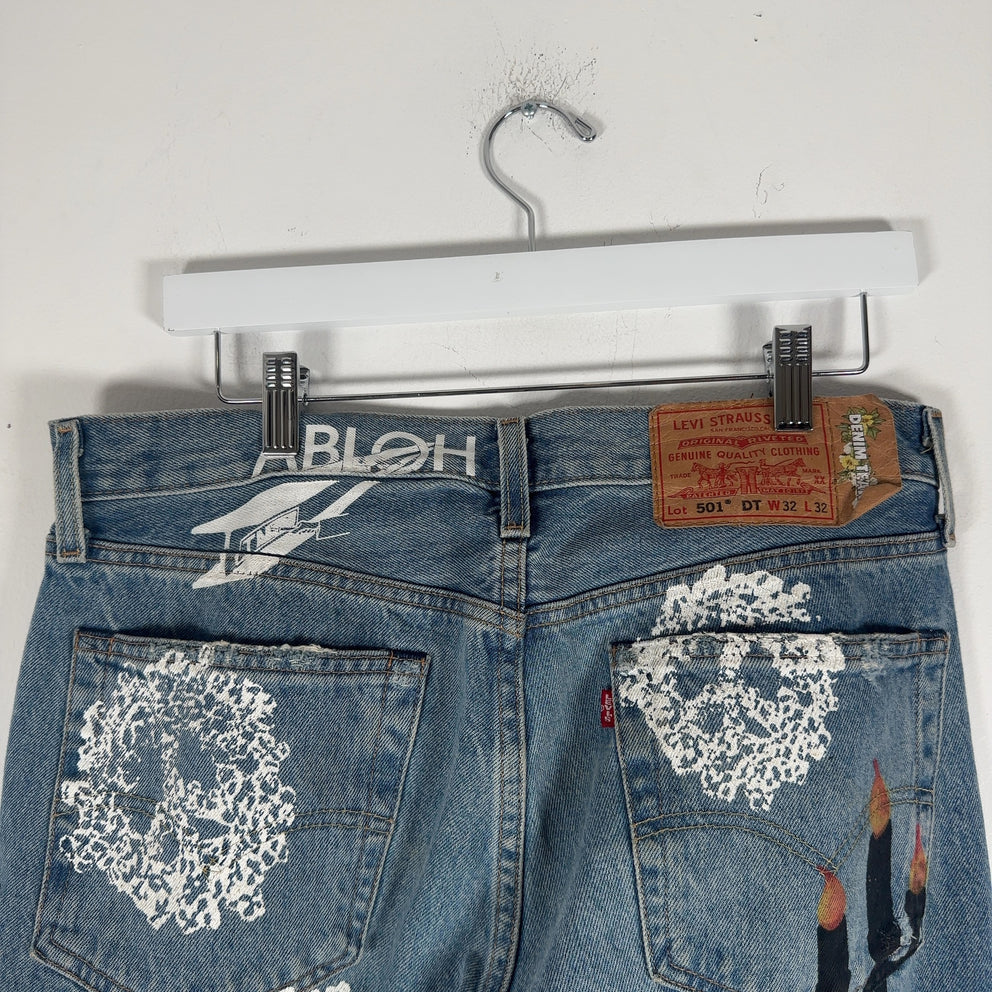 Denim Tears x Virgil Abloh 'Message in a Tear' Levis 501 Jeans
