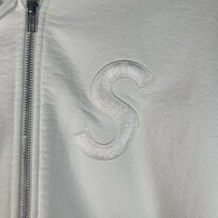 Supreme Embroidered 'S' Zip-Up Hoodie