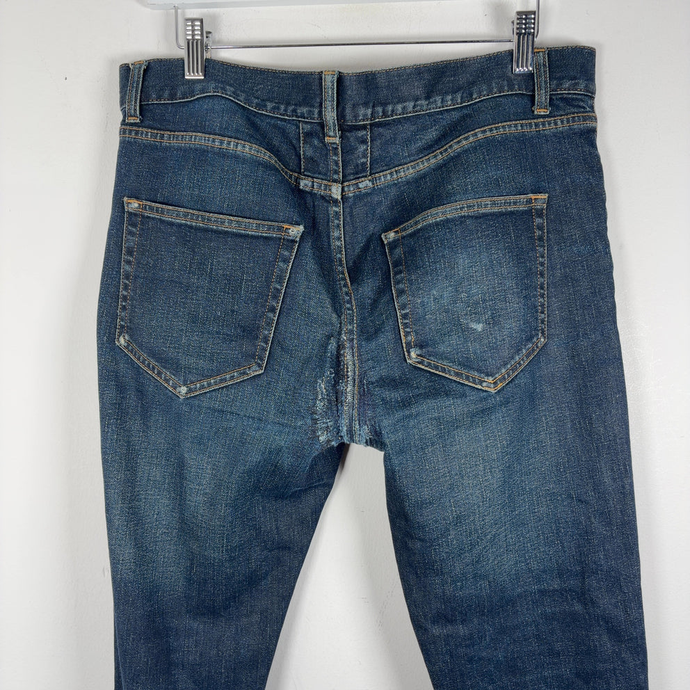 Saint Laurent AW15 D01 Raw Skinny Jeans