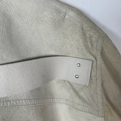 Rick Owens SS25 Hollywood Blistered Lambskin Leather Jacket