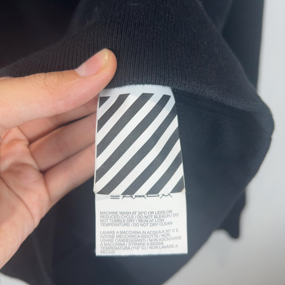 Off-White Yellow Marked Arrows Crewneck