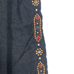 Kapital Black Corduroy Gemstone Pants
