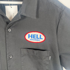Supreme x Hysteric Glamour Black 'Hell' Button-Up Shirt Size L