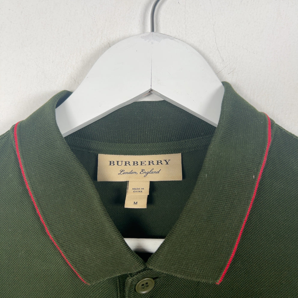 Burberry Embroidered Logo Polo