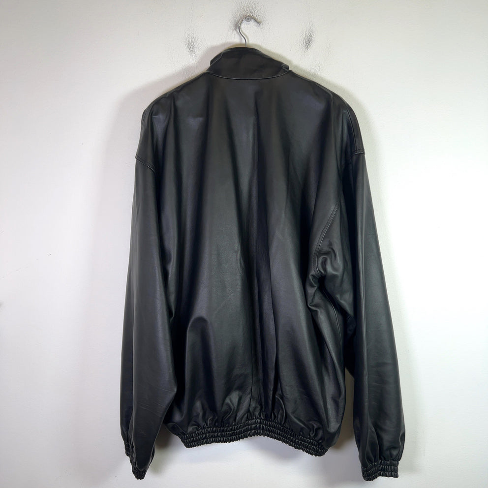 Balenciaga 3B Oversized Lambskin Track Jacket