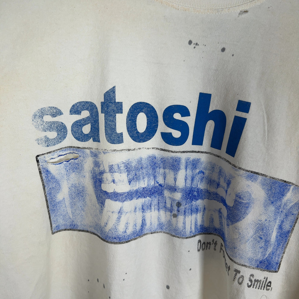 Satoshi Nakamoto 'Dont Forget To Smile' Graphic T-Shirt