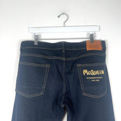 Alexander McQueen Raw Denim Jeans