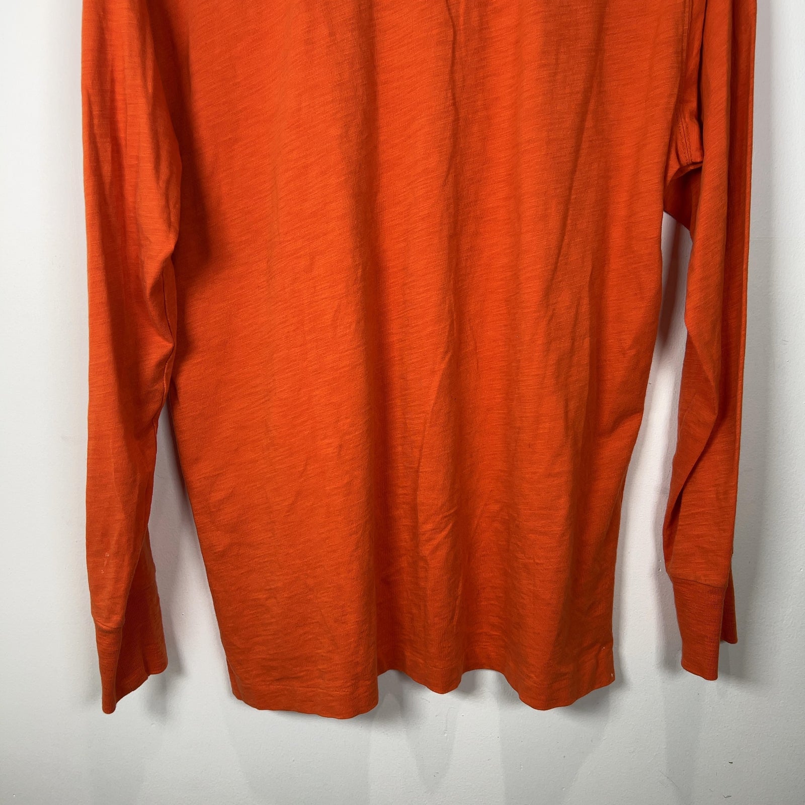 Burberry Brit Orange 1/4 Button Up Polo