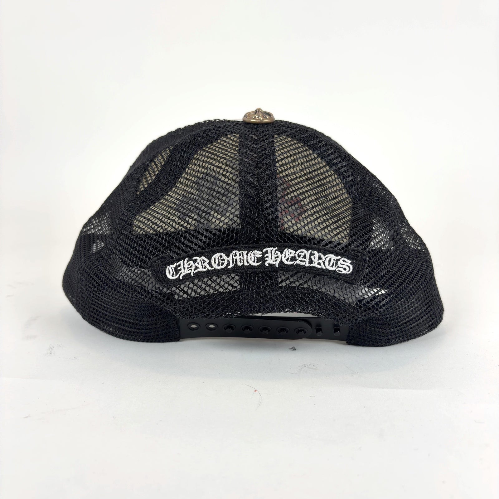 Chrome Hearts RWB Cemetary Cross Patch Trucker Hat