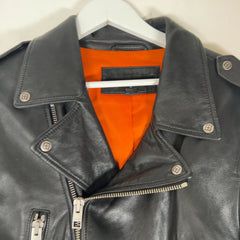 Ksubi 'Biker' Lambskin Leather Jacket