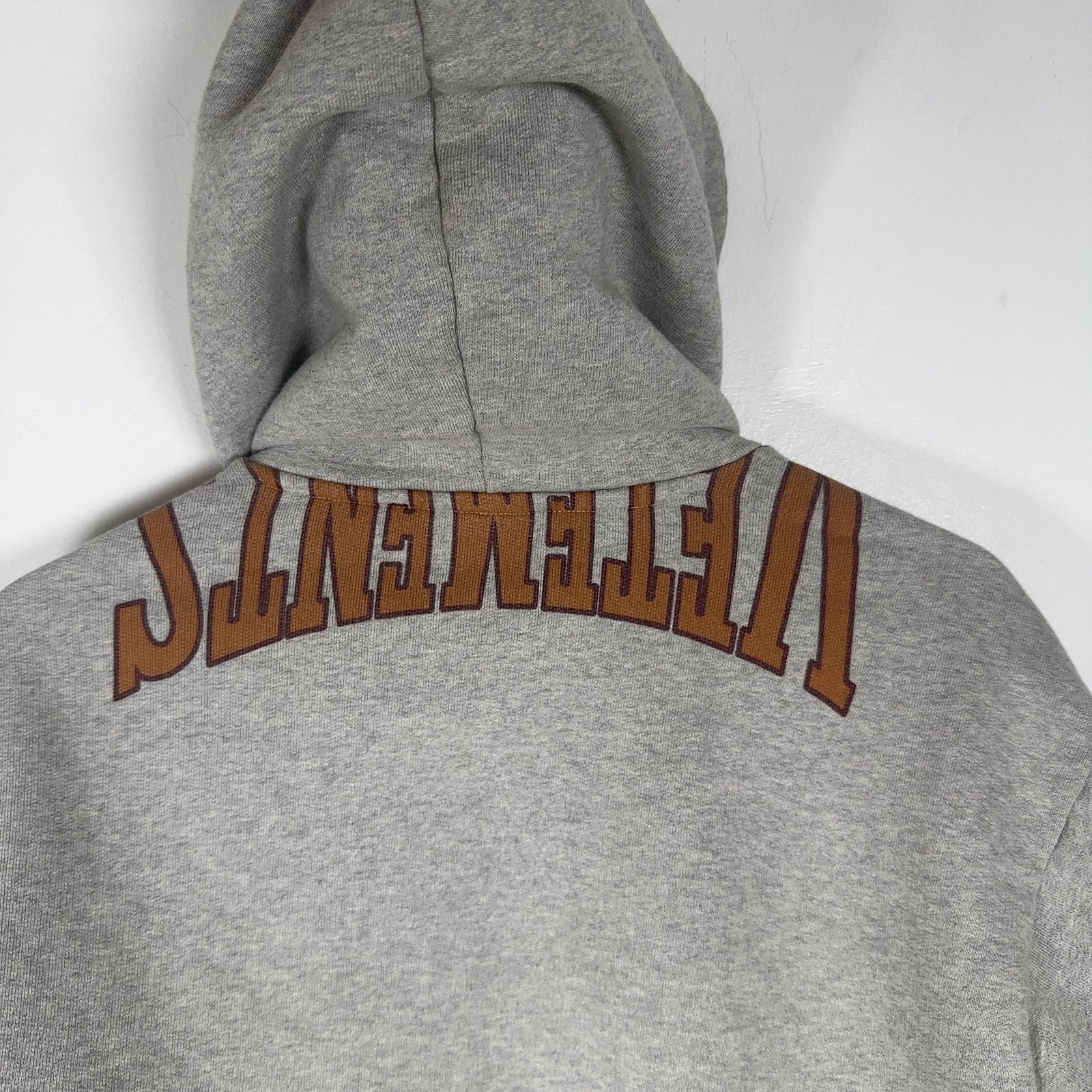 Vetements AW18 Misplaced Logo Hoodie Size M