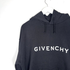 Givenchy Graphic Logo Pull-Over Hoodie