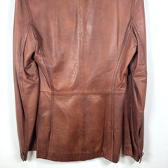 Miu Miu Leather Blazer Jacket