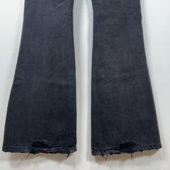 Balenciaga Black Flared Denim Pants