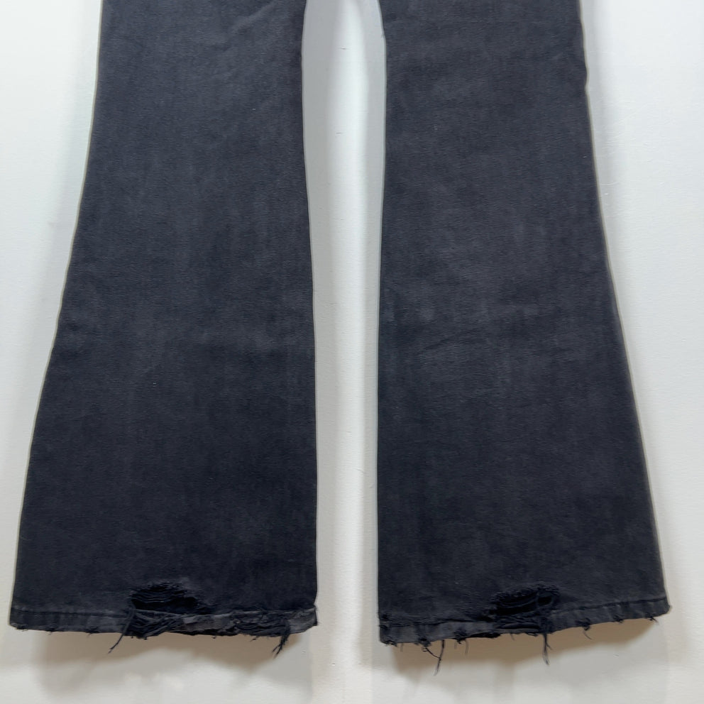 Balenciaga Black Flared Denim Pants