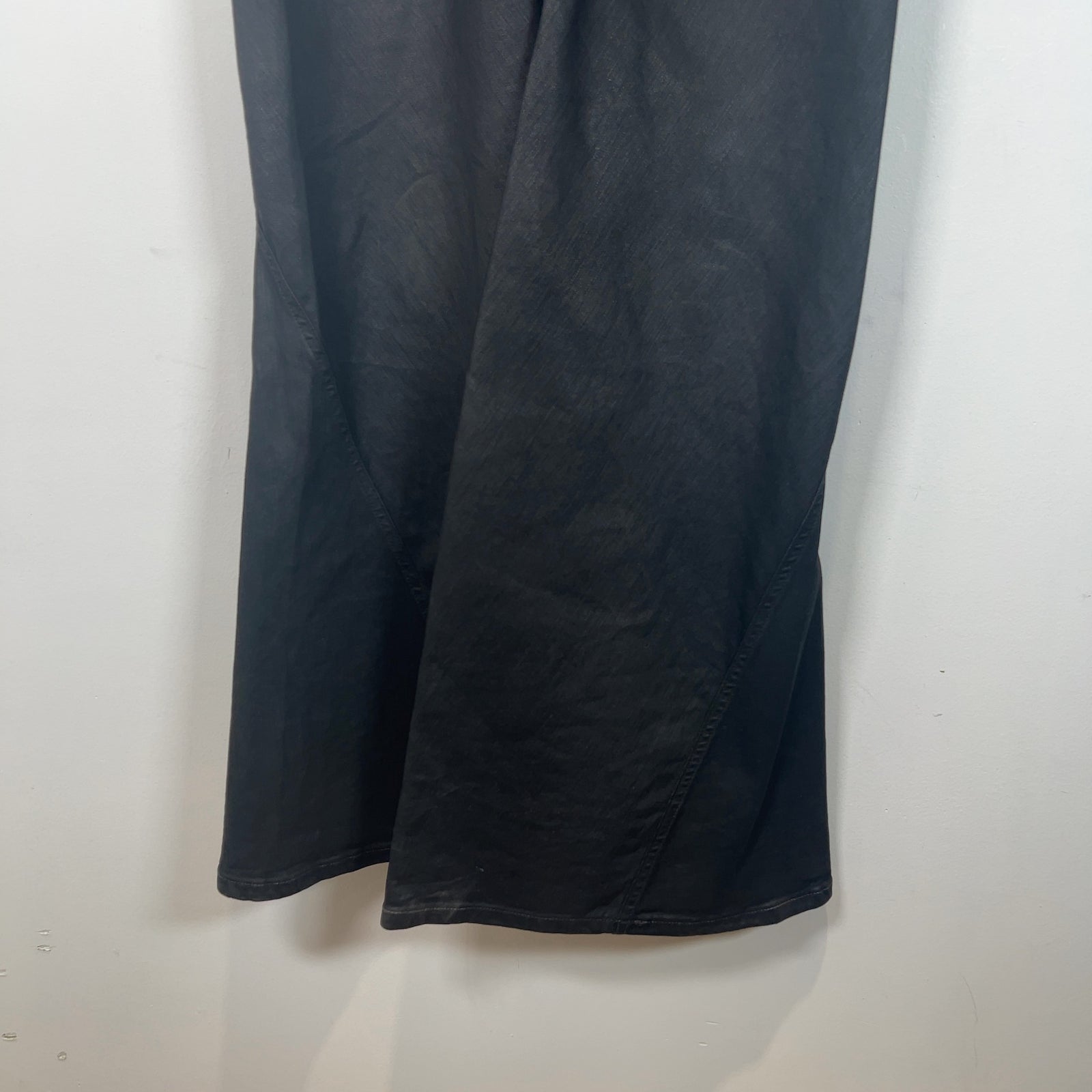 Rick Owens DRKSHDW Waxed 'Bias' Bootcut Jeans