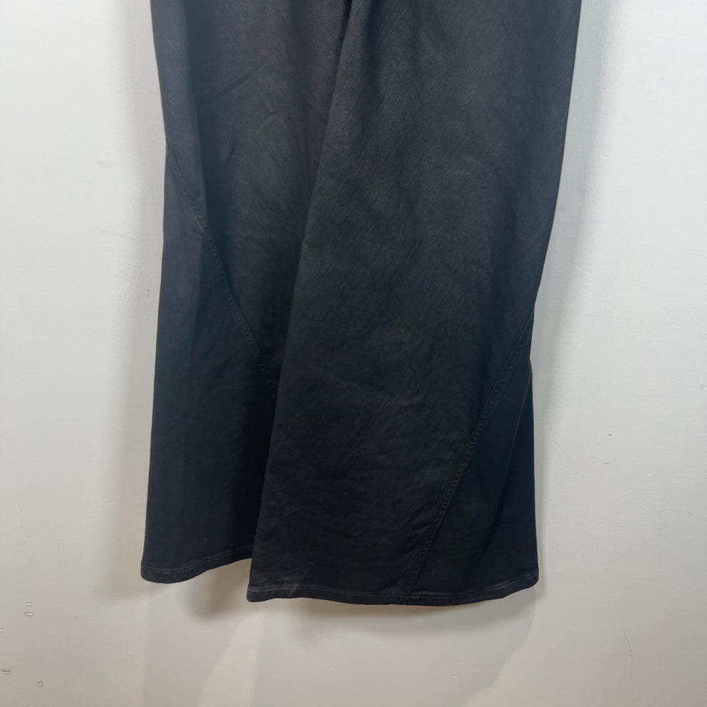 Rick Owens DRKSHDW Waxed 'Bias' Bootcut Jeans