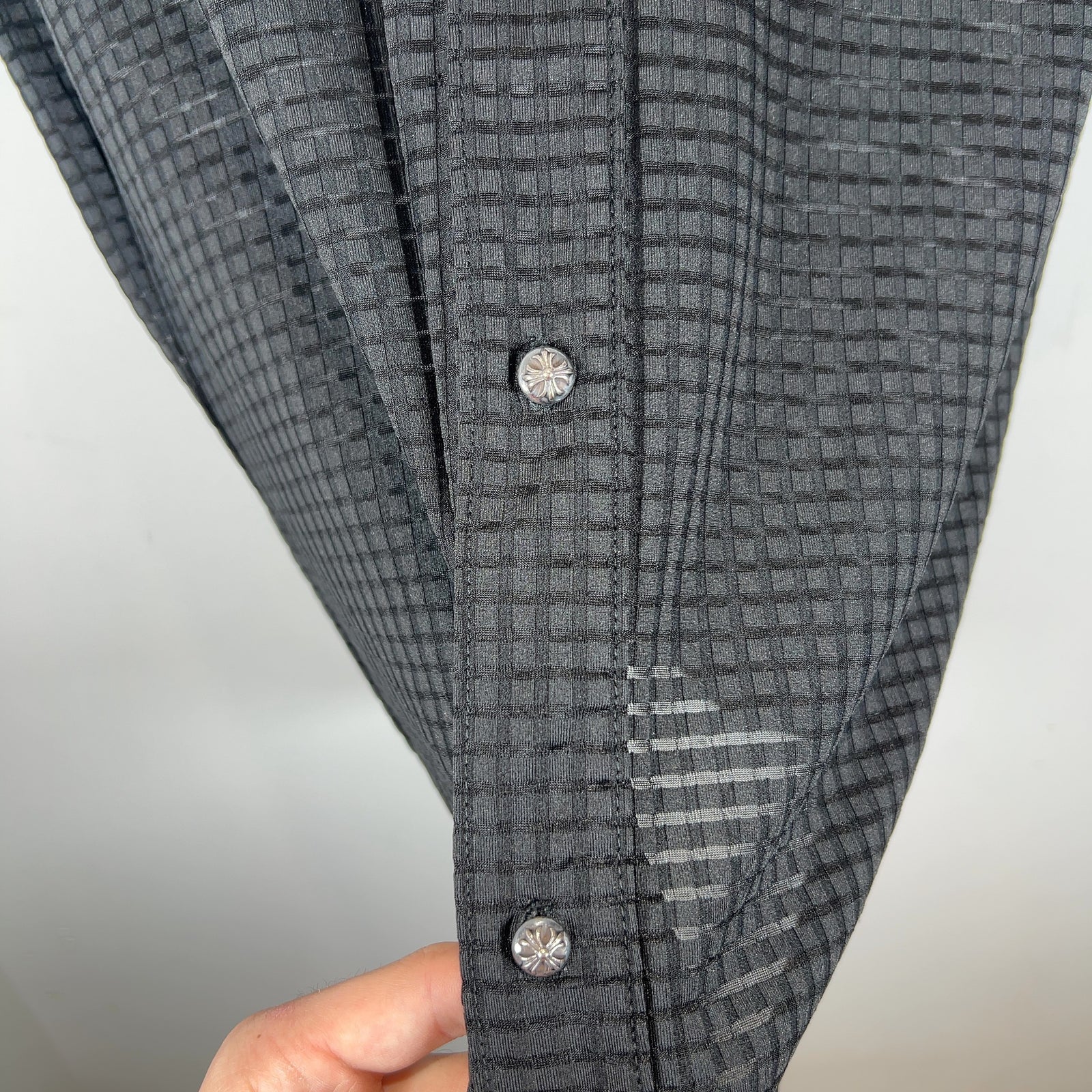 Chrome Hearts Cross Ball Button Up Shirt