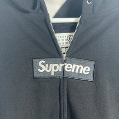 Supreme x MM6 Maison Margiela Box Logo Zip-Up Hoodie