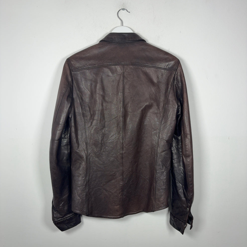 Carpe Diem Work Of 2003 Leather Shirt Leather Jacket