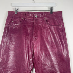 Martine Rose Leather Laced Pants