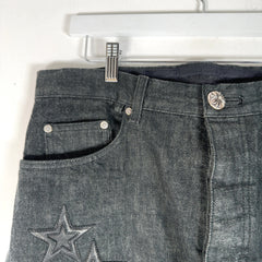 Chrome Hearts Star Patch Raw Denim Jeans