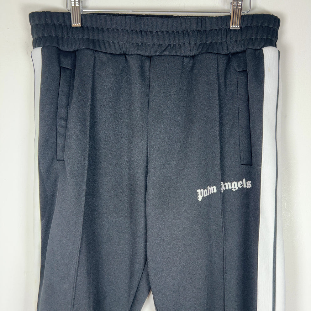 Palm Angels Black Narrow Track Pants