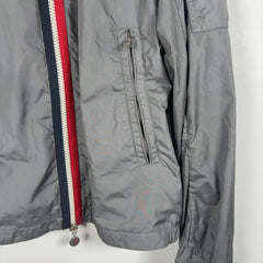 Moncler Stripped Grey Windbreaker
