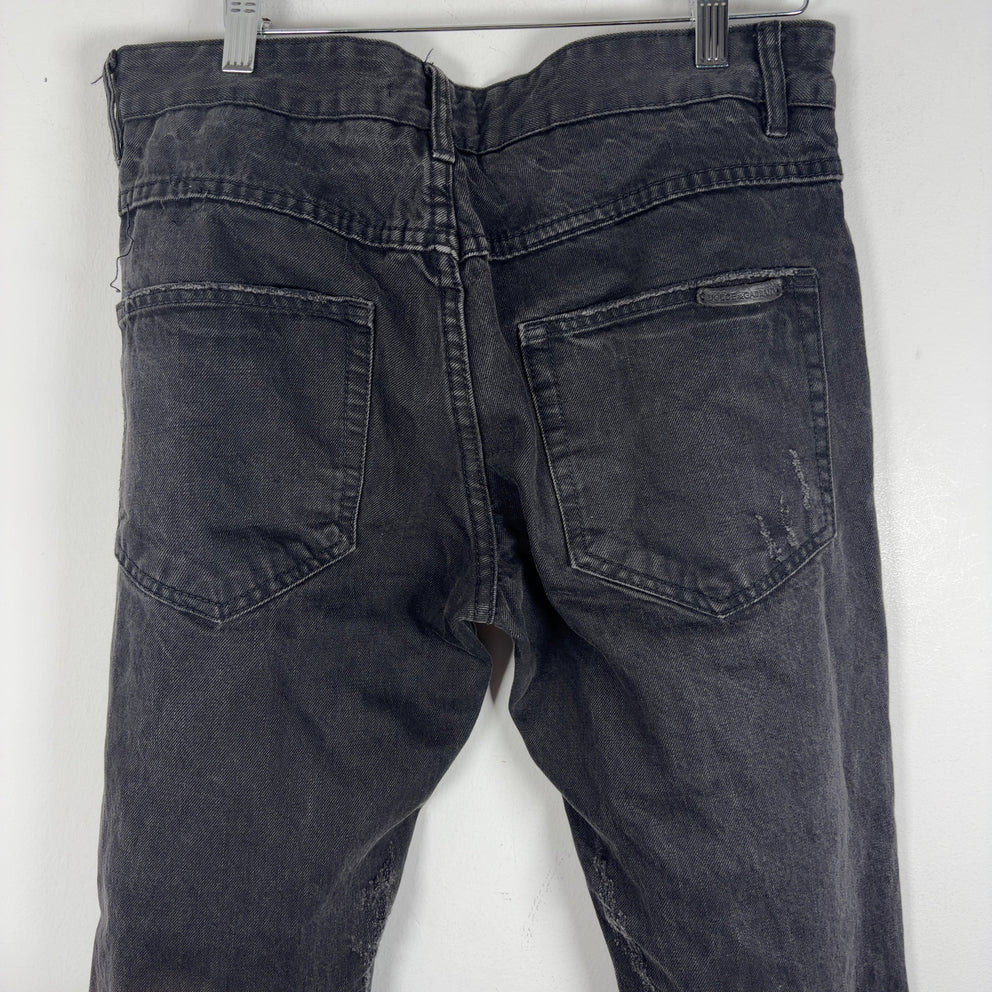 Dolce Gabbana Distressed Patch Jeans