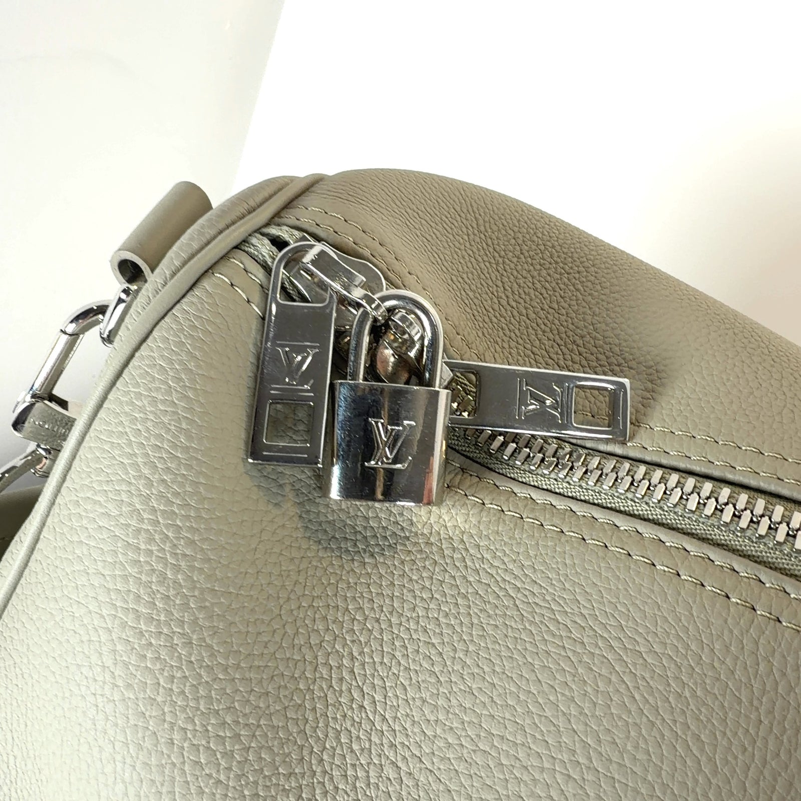 Louis Vuitton Cow-Hide Bandouliere Duffle Bag