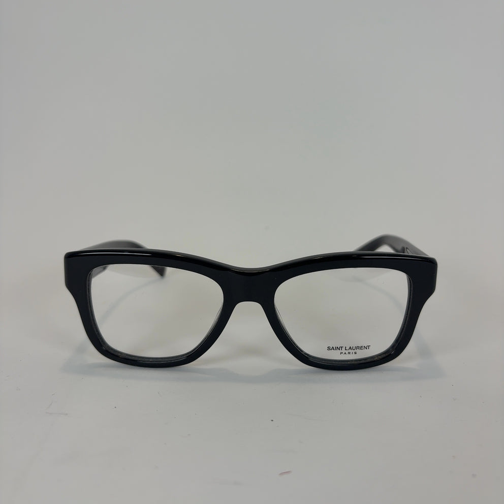 Saint Laurent Clear Lens Logo Glasses