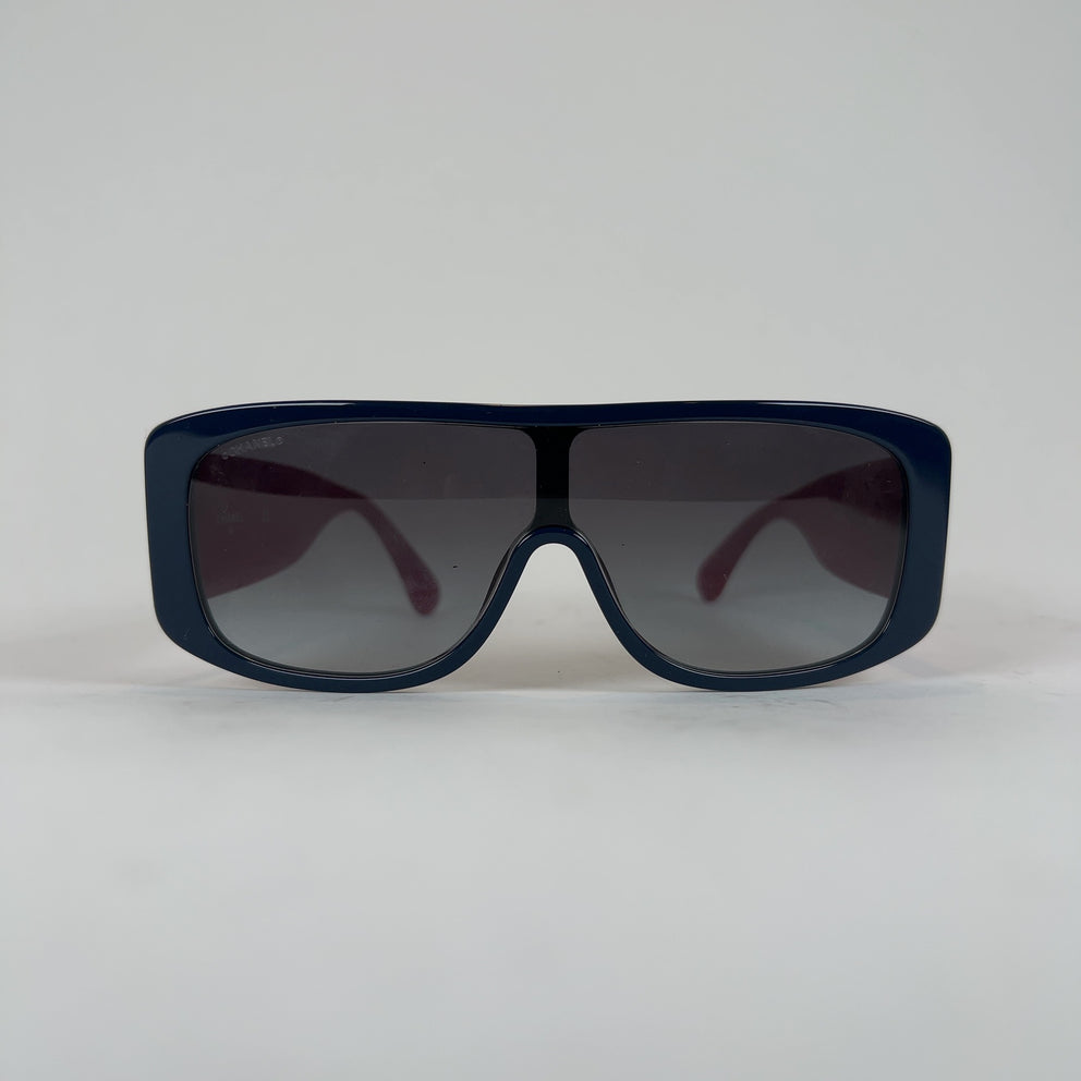 Chanel CC Quilted Acetate Sunglasses