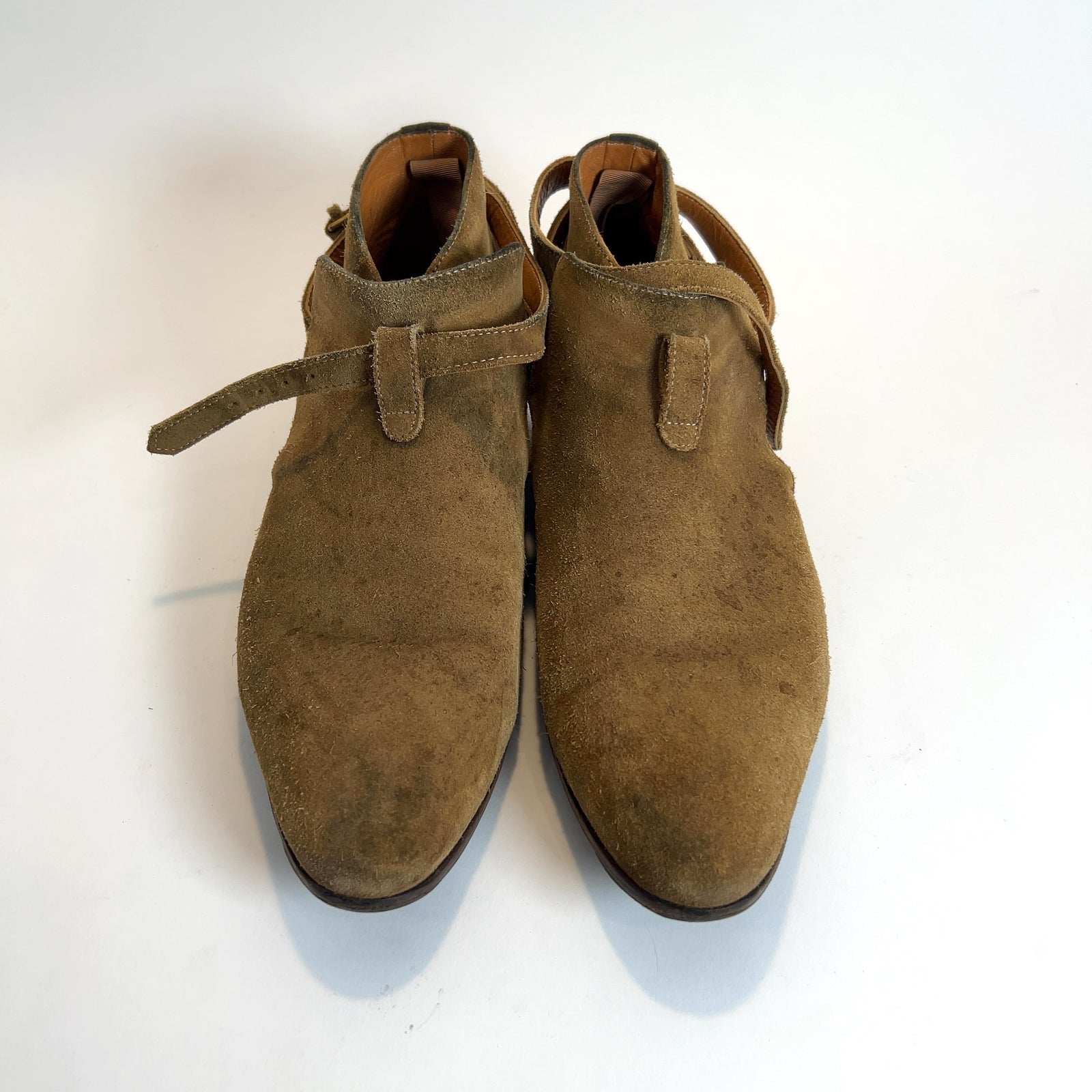 Saint Laurent Jodhpur Low Suede Boots