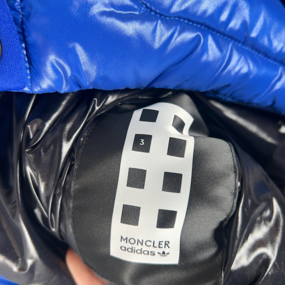 Moncler x Adidas Three Stripes Logo Puffer Jacket