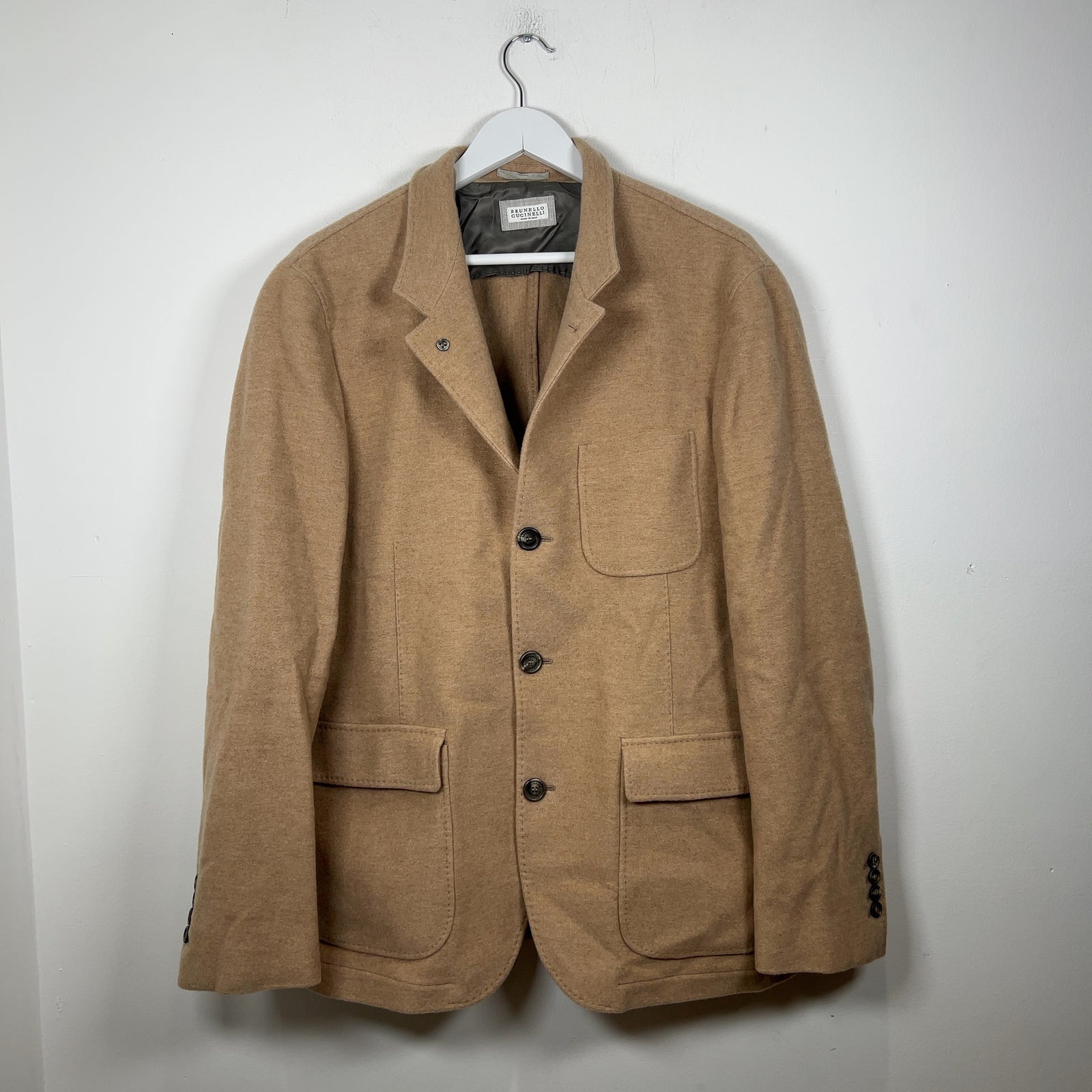 Brunello Cucinelli Cashmere Sport Coat Light Jacket