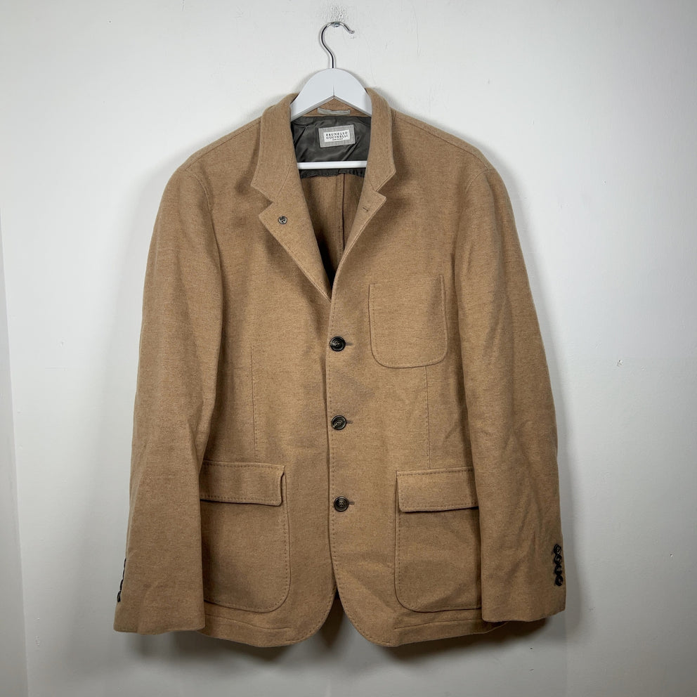 Brunello Cucinelli Cashmere Sport Coat Light Jacket