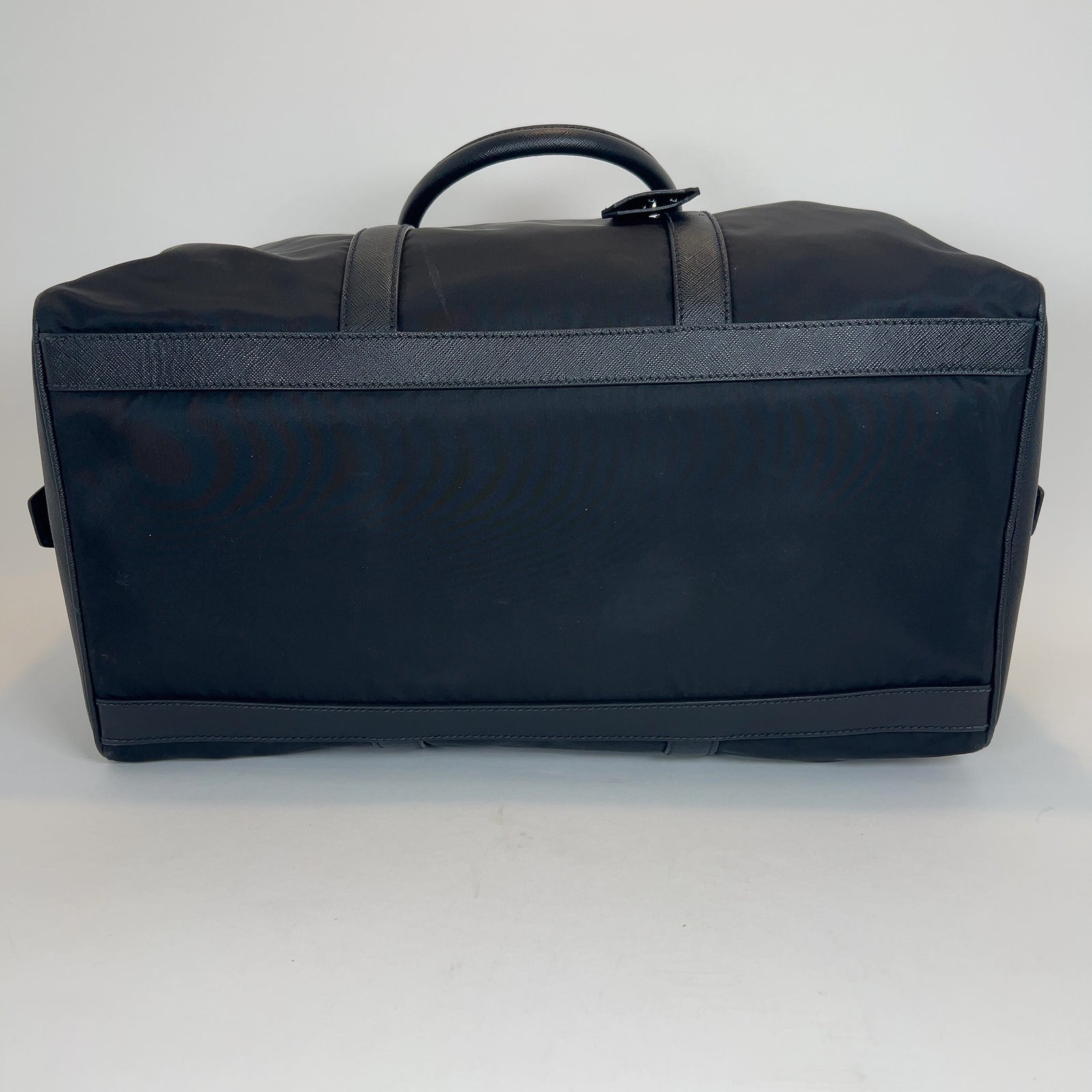 Prada Re-Nylon & Saffiano Leather Duffle Weekend Bag