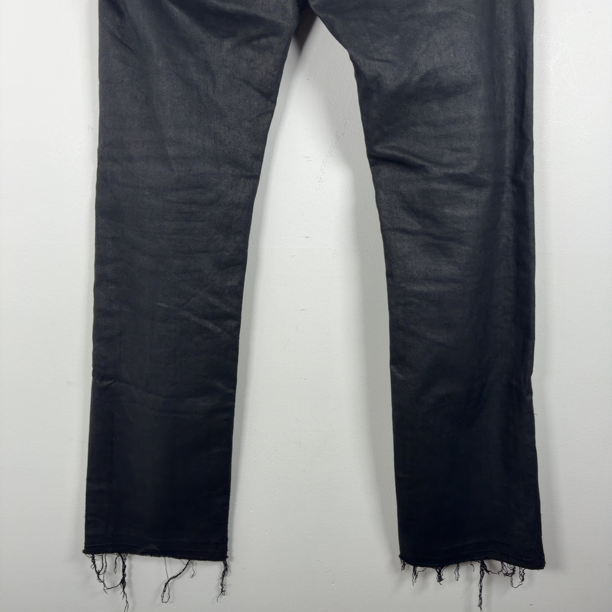 Dior AW11 KVA Resin Coated Straight Jeans