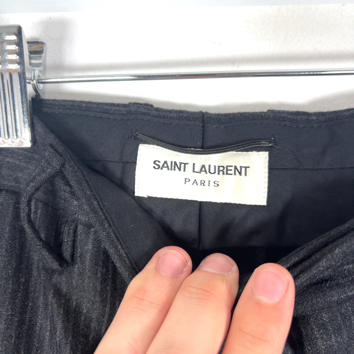 Saint Laurent FW16 Pinstripe Set Two Piece Suit