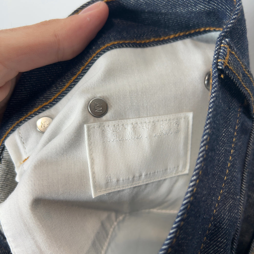 Helmut Lang Raw Denim Jeans