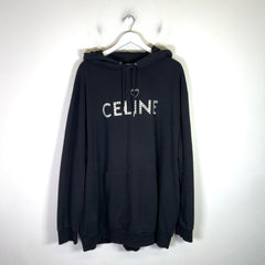 Celine Lucky Lover Studded Logo Hoodie