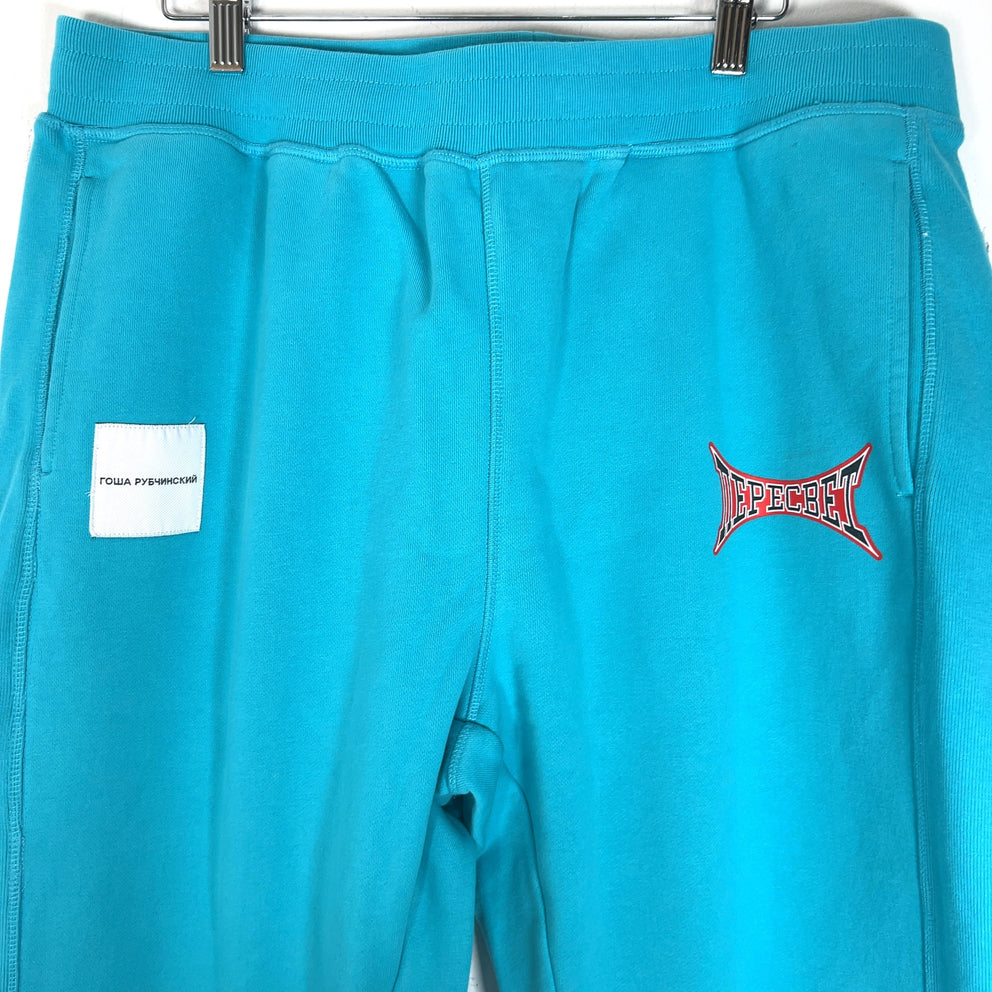 Gosha Rubchinskiy Graphic Logo Wide-Leg Sweatpants