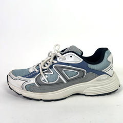 Dior B30 Blue/White Mesh Microfiber Low-Top Sneakers