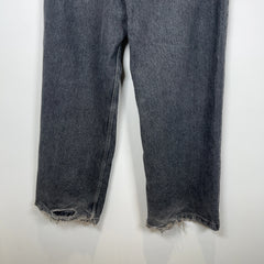 Acne Studios 1989 Ash Black Wide Leg Jeans