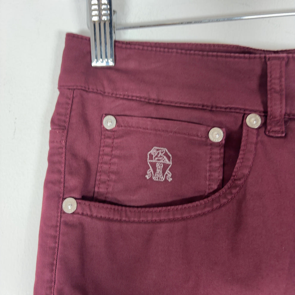 Brunello Cucinelli 5-Pocket Straight Leg Pants