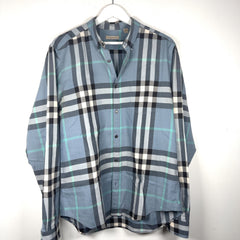 Burberry Plaid Button-Up Shirt