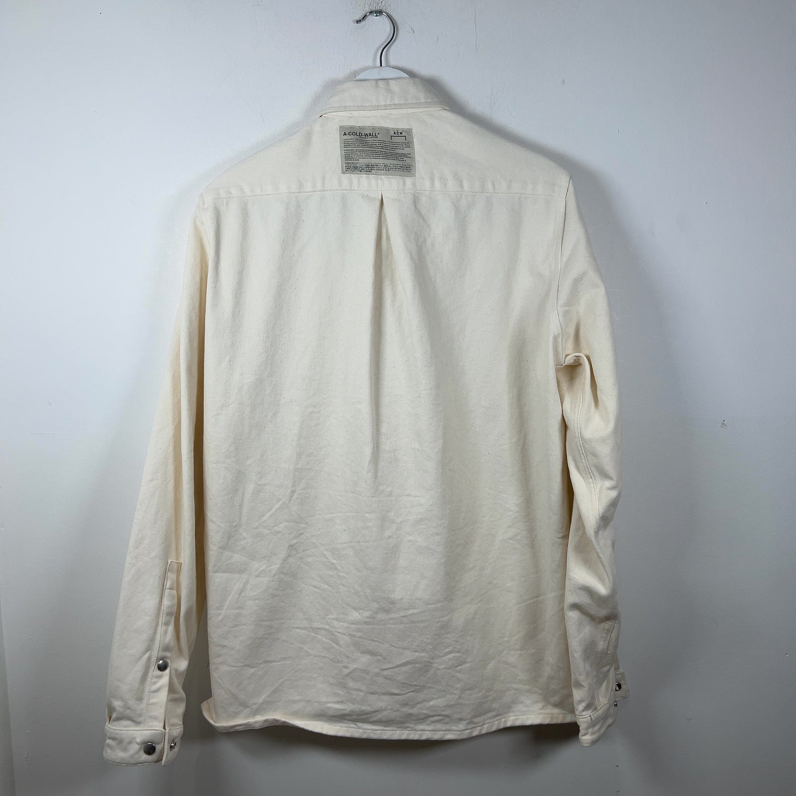 A-Cold-Wall Canvas Button-Up Shirt